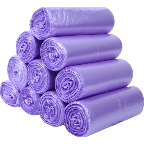 10 Einweg-Müllbeutel für Küche, Büro, Bad – 63 x 46 cm – Haushaltsabfallpackung (1/5)
