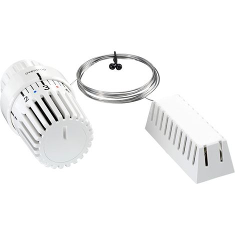 OVENTROP Thermostat Uni LD Klemmverbindung, 7-28 C, 0 1-5, Fernfühler 2 m, weiß, 1011685 (1/2)