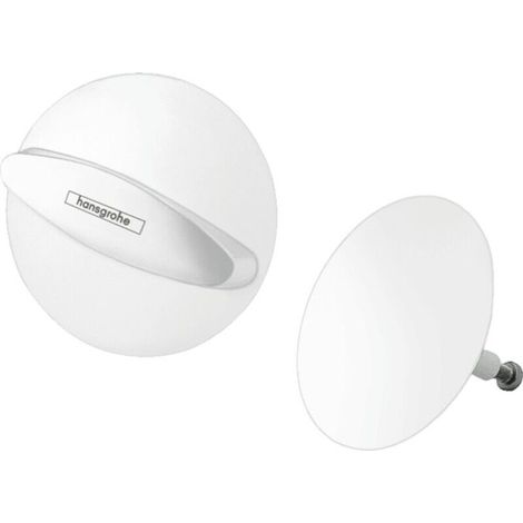 Set de finition blanc mat pour baignoire – Poignée tournante et bouchon de sécurité – Compatible 58185700 (1/3)