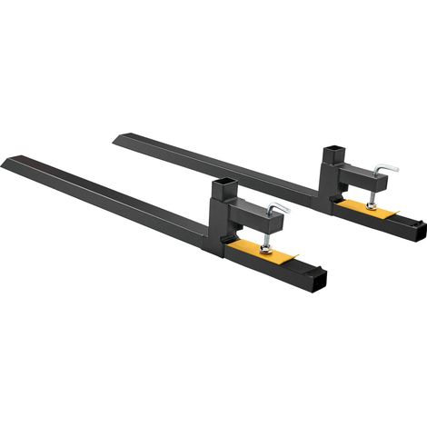 Fourches à Palette à Fixation Rapide, Capacité 907,2 kg, 152,4 cm, Accessoire Lourd pour Godet de Tracteur, Chargeur, Mini-Pelle, Idéal pour Agriculture et Ferme (1/5)