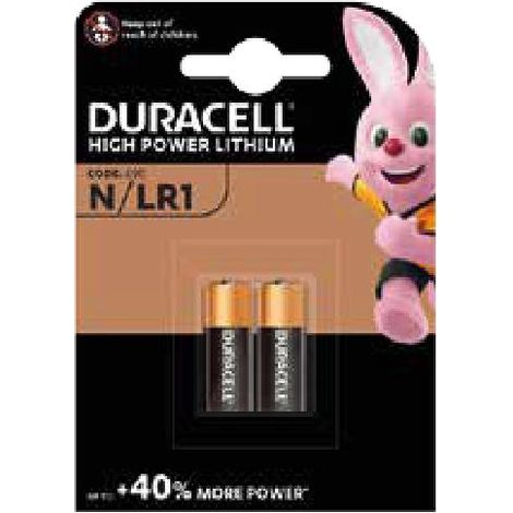 BATTERIE DURACELL ALKALINE PLUS """MN9100""" (BL.2PZ) TELECOMANDO 1,5V