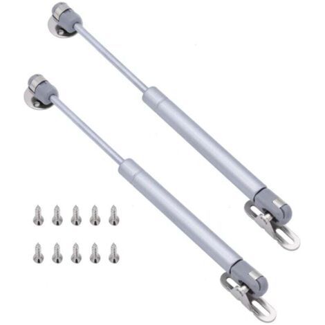 2 pièces 200N vérin à gaz, ascenseur à gaz Elescopic Soft Close Strut Lift Stay Gas Spring Armoire Charnières pour armoire de cuisine Poignée de porte Toy Box Charnière (1/4)