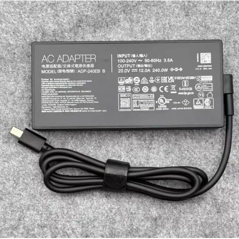 12A 20V 240W Rectangle Conn Adaptateur AC Chargeur Compatible pour Zephyrus G16 GU605MI (1/5)