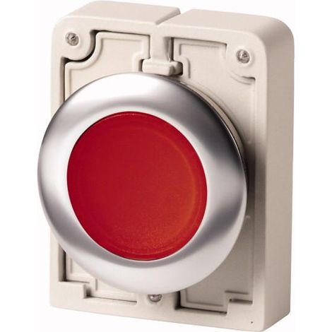 Bouton-poussoir lumin.30mm affleur.rouge EATON M30I-FDL-R