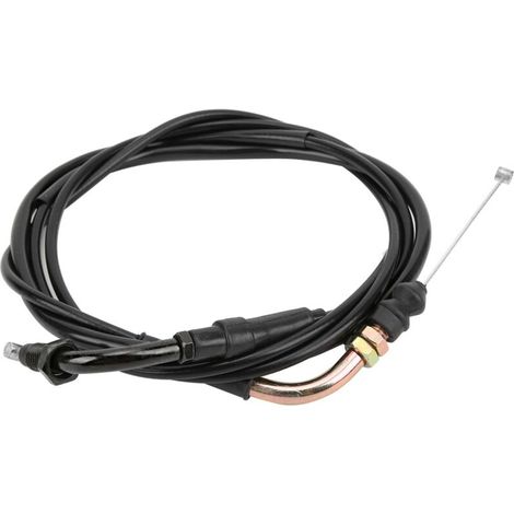 Cable del acelerador, cable del acelerador de acero y PVC negro, cable del acelerador de 80 pulgadas para motocicletas todoterreno, ATV y scooters GY6 de 50 cc, 80 cc, 90 cc, 110 cc, 125 cc y 150 cc. (1/5)