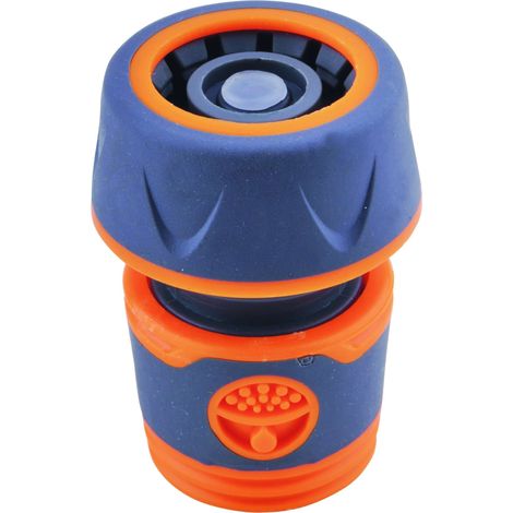 Utilia Plus RACCORDO RAPIDO UNIVERSALE CON ACQUASTOP GOMMATO mis. 1/2-5/8-3/4 - 24 pezzi