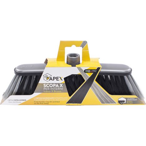 SCOPA X PLUS SETOLE INCROCIATE
