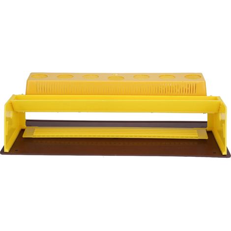 Bac de collecte de pollen en plastique jaune, entrée du piège à pollen, collecteur de pollen pour apiculteur (1/5)
