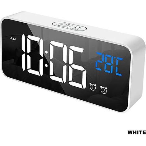 Horloge numérique, charge, alarme musicale, horloge électronique, bureau, Moment numérique, décoration de chambre à coucher (1/5)