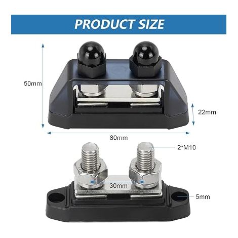 Connecteur Batterie 50A 600V, Connecteur Câble Cuivre 10 AWG, Isolé en Silicone, Camping Car Tracteur Chariot Élévateur Véhicules Électriques Systèmes Solaires