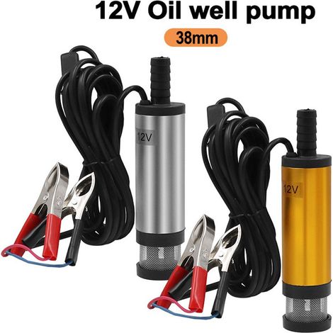 Filiyano-Pompe à huile électrique pour voiture 12V 24V pour le pompage - FA- 12V Or (1/5)