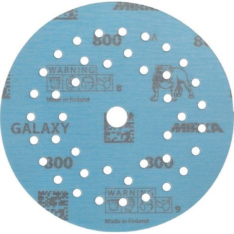 Disco abrasivo adesivo GALAXY Grip Multifit 125mm K.800 f.HO/metallo/lacca/co. (Per 50) (1/2)