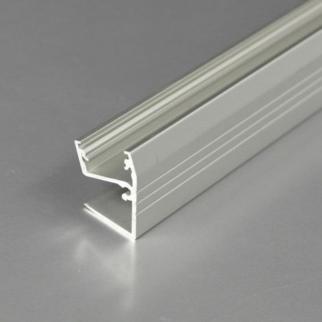 PROVISTON LED Aluminiumprofil 15.6 x 22.5 x 2000 mm Silber Eloxiert Led-Beleuchtung Indirekte Beleuchtung LED Leisten 1 Stück (1/5)