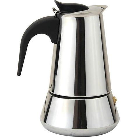 Apollo Stainless Steel Induction 4 Cup Coffee Maker (1/4)