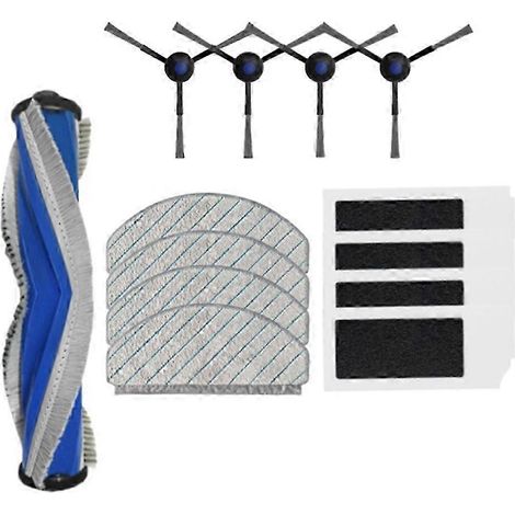 Accessoires compatibles avec les aspirateurs DEBOT N20/N20 PLUS/N20 : brosse rotative principale, brosse latérale, filtre HEPA, balai. (1/5)