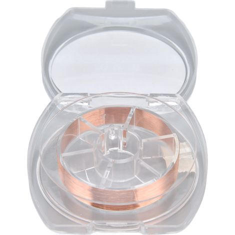 Fil de connexion ultra fin en cuivre pour réparation électronique, faible résistance, 0.02mm, 120m, avec boîte de rangement (1/5)