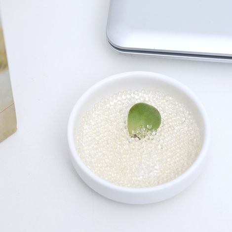 3000 billes de gel transparentes pour plantes aquatiques, fleurs, cristaux, terre, boue, perles d'eau, décorations de mariage. (1/5)