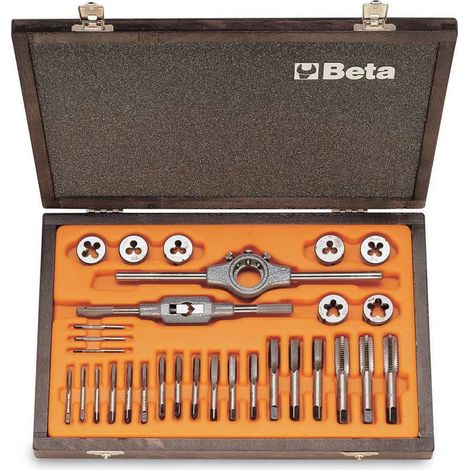 Herramienta de roscado Beta 30-piece taps and dies kit precisión durabilidad