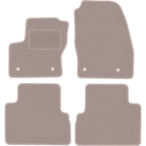 Tappetini in velluto beige per: Ford C-MAX MK2 minivan (2015-2019)