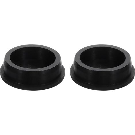 2 x Black Hole Cover Caps for 48 mm/1.89 Inch Hole Waterproof Rubber Stopper (1/5)