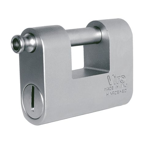 LUCCHETTO ANTISCASSO MONOLITH VIRO  ACCIAIO CARBONITRURATO CHIAVI 2 MM 78