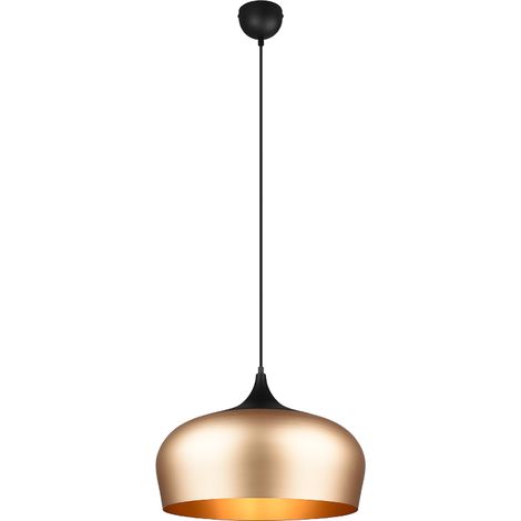 Grande suspension cuisine abat jour laiton chiron trio lighting (1/5)