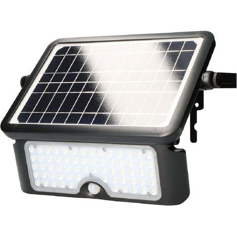 edm Solar-Wandlampe LED schwarz 10W 1150 Lumen