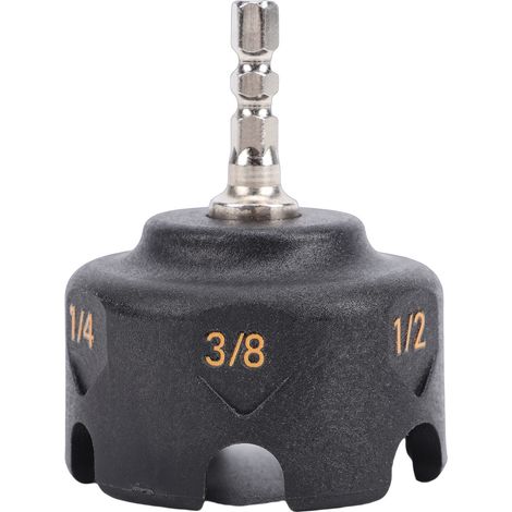 Outil de perçage pour écrous à tige hexagonale, douille et tournevis pour tige filetée de 1/4 po, 3/8 po et 1/2 po (1/5)