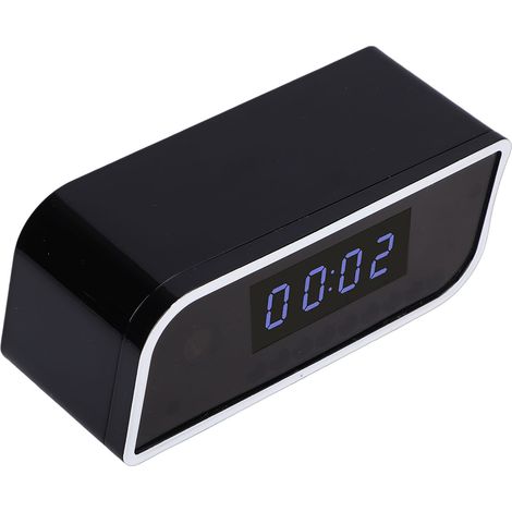 Telecamera WiFi Full HD con orologio a LED – Sicurezza interna, rilevamento del movimento (1/5)