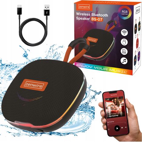 Enceinte Bluetooth portable compacte sans fil avec radio FM et lecteur MP3 13W