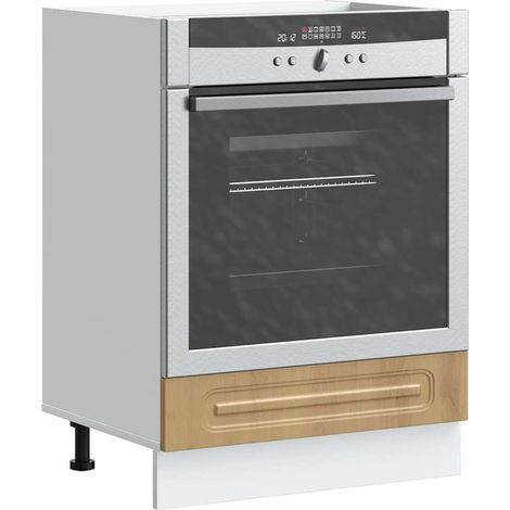 Mueble de horno Kalmar roble artesanal madera reconstituida vidaXL