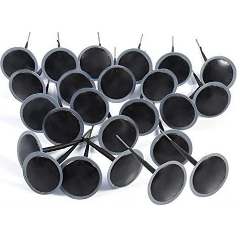 24pcs Automatic Tubeless Tire Puncture Repair Wired 4.5mm Mushroom Plug Patch (1/5)