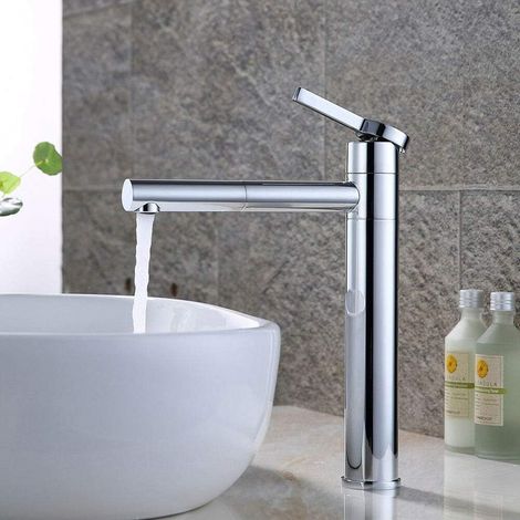 Robinet de lavabo pivotant à 360° pour cuisine et salle de bain (1/5)