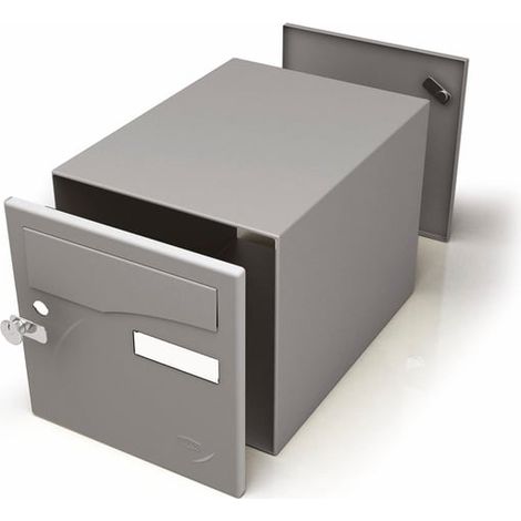 Boîte aux lettres individuelle O'portail double face à peindre