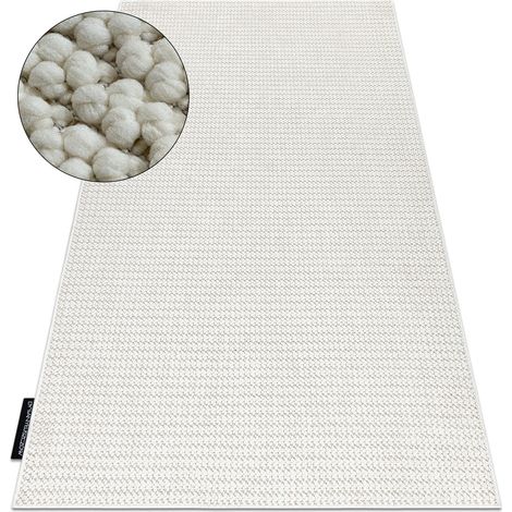 Carpet CASABLANCA LOOP white loop, soft white 60x100 cm