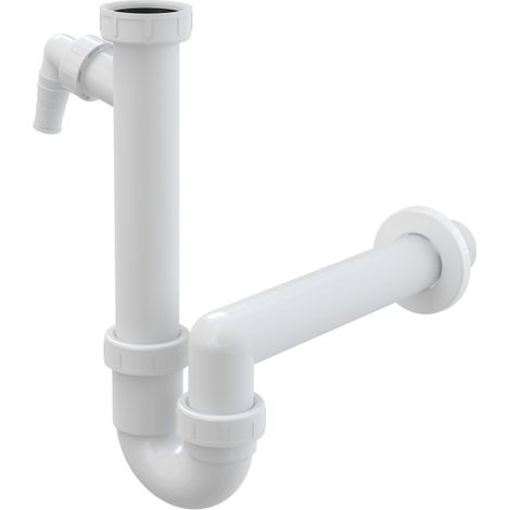 Demi-siphon pour évier avec écrou 6/4 (1/3)