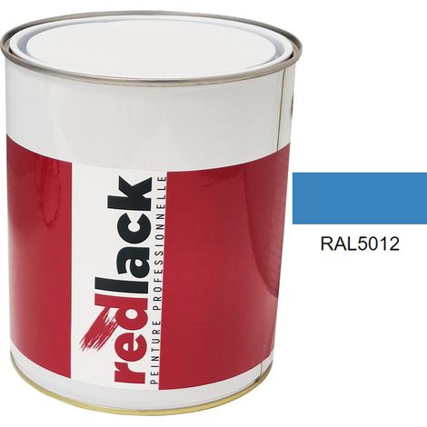 Dose 3L Lack Mehrzweckfarbe – RAL 5012 – Lichtblau – Matt – für verschiedene Oberflächen – Redlack