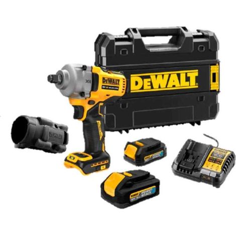 Boulonneuse à chocs 1/2‘’  DEWALT DCF891EHGT-QW Brushless 812 Nm - POWERSTACK XR 18V 2X1.7/5Ah Li-Ion - jonc de sécurité