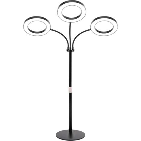 Lampada LED a spettro completo per la coltivazione di piante da interno, illuminazione regolabile con 72 LED, livelli di luminosità dimmerabili, timer da 3/9/12 ore per piante da interno (1/4)