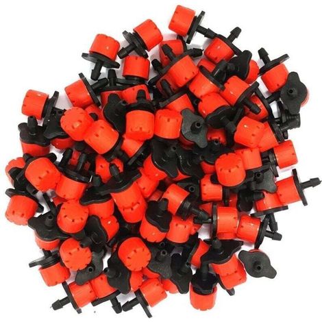 Lot de 100 goutteurs couleur rouge (1/5)