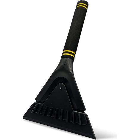 Noir， Longueur Largeur pc Grattoir à Glace pour Auto Pare-Brise Neige en ABS Poignée Ergonomique Antidérapante Multifonc 26cm 11 5 cm，1
