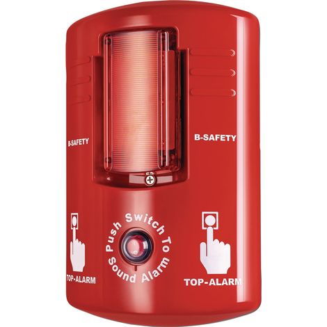 Top-Alarm rot Sensor:man.Wandmontage