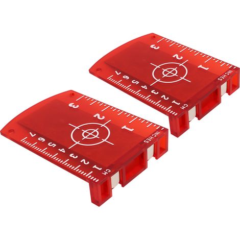 Set aus 2 magnetischen Laserzielen aus gut sichtbarem ABS-Kunststoff. (1/5)