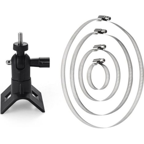 Support Universel Pour Caméra de Surveillance Arlo Pro 4, 3, 2, EufyCam 2C/2C Pro/3/3C/E, Arlo Ultra 2 - Noir (1/4)