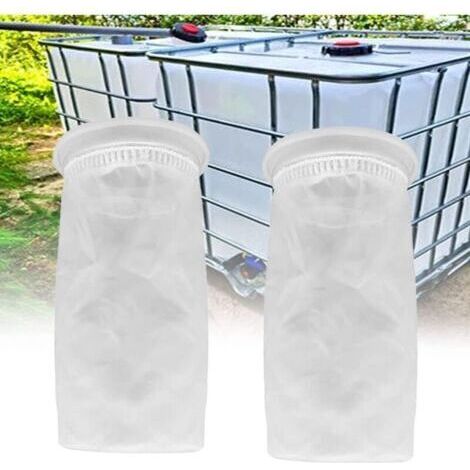 2 PCS Filtre IBC en Nylon, Filtre de Réservoir d'eau de Pluie IBC Filtre de Rechange IBC Lavable Filtre de Couvercle en Nylon - Raccord de Couvercle de Réservoir IBC (105 mm) (1/4)