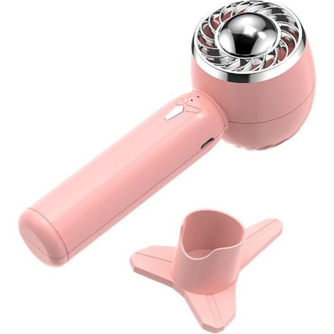 Ventilateur de Poche Rechargeable USB, Silencieux et Portable, 2000mAh - Idéal pour Voyages et Extérieur en Été (1/5)