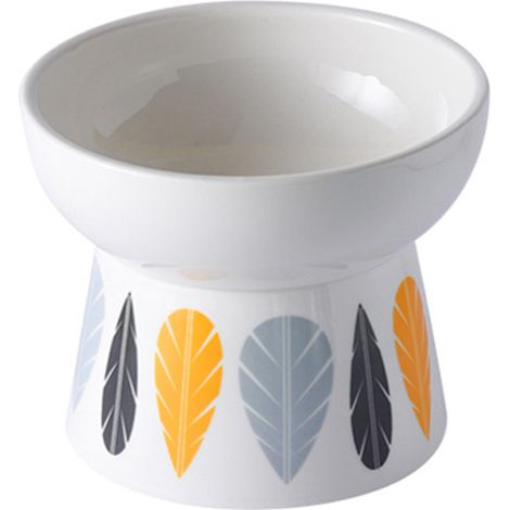 Gamelle en céramique pour animaux, gamelle pour chat, grande gamelle pour nourriture et eau, motif original (1/4)