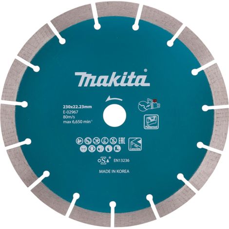 Makita Diamanttrennscheibe 230 x 22,23 mm ( E-02967 ) für Trennschleifer