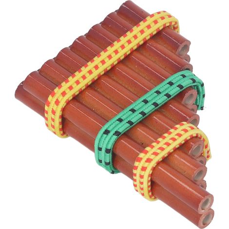 Flûte de Pan Décorative Miniature en Bambou pour Décoration Maison de Poupée - Instrument Mini (1/5)