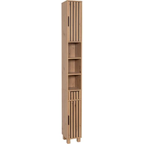 Columna 2 puertas aglomerado/mdf + 1 cajón + 2 estantes - karma - Tendance (1/5)